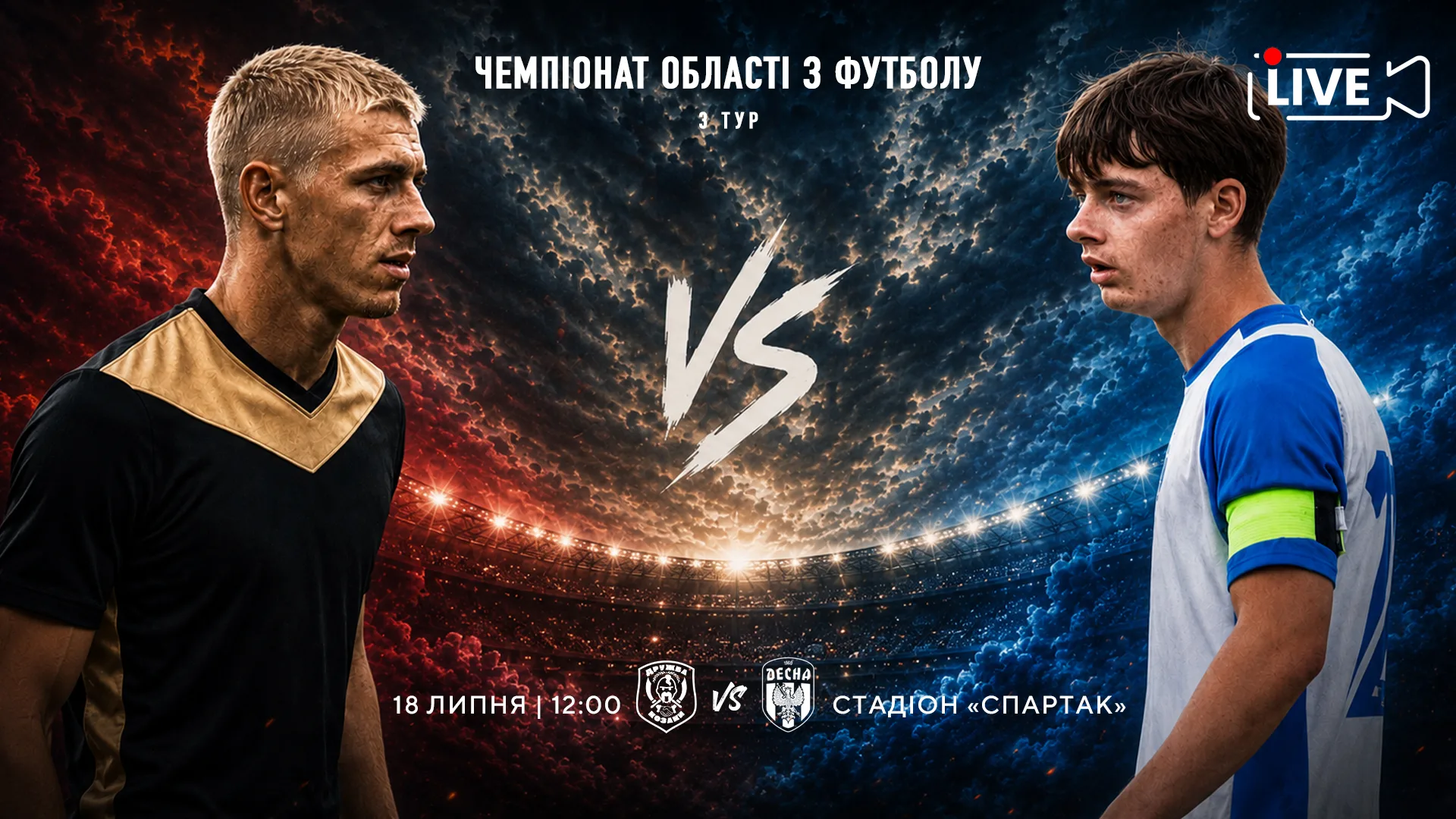 Дружба-Козаки - Десна. Пряма трансляція матчу