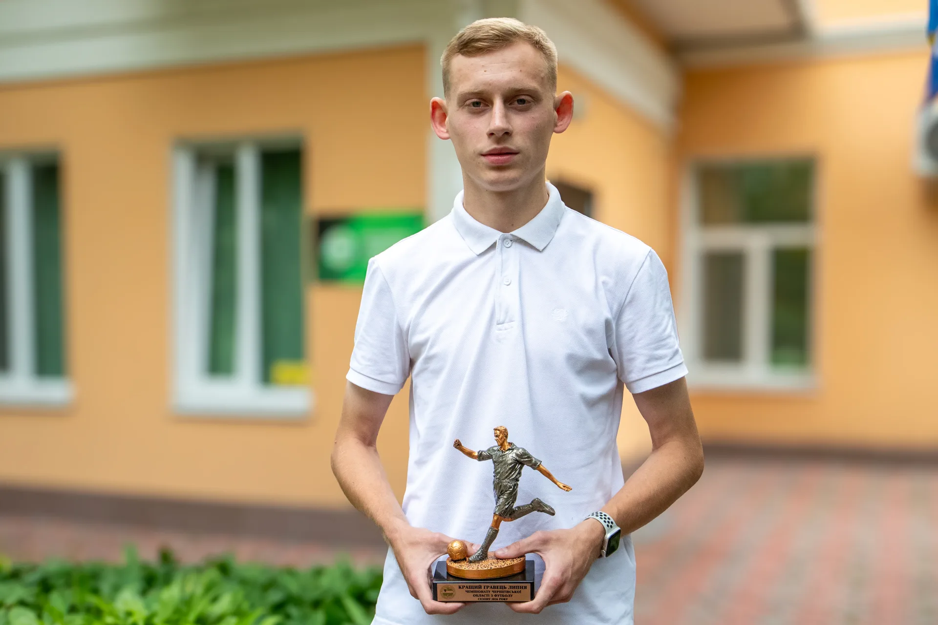 Павло Кузьменко — кращий гравець липня Чемпіонату Чернігівської області з футболу.